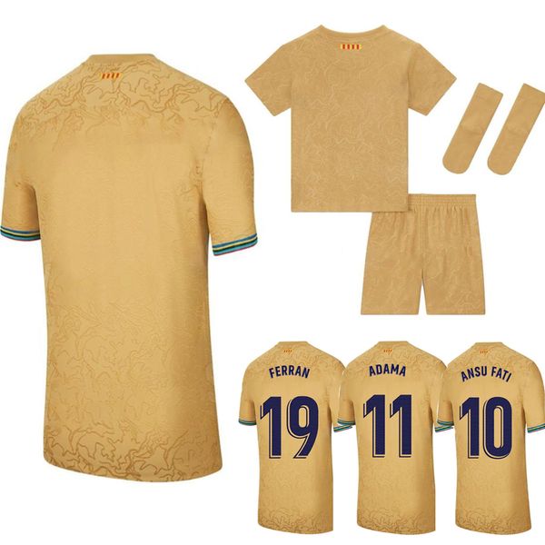 22 23 memphis soccer jerseys ansu fati pedri kounde lewandowski camisetas de football shirts uniform men kids kit sets raphinha kessie adama, Black;blue
22 23 memphis soccer jerseys ansu fati pedri kounde lewandowski camisetas de football shirts uniform men kids kit sets raphinha kessie adama, Black;blue