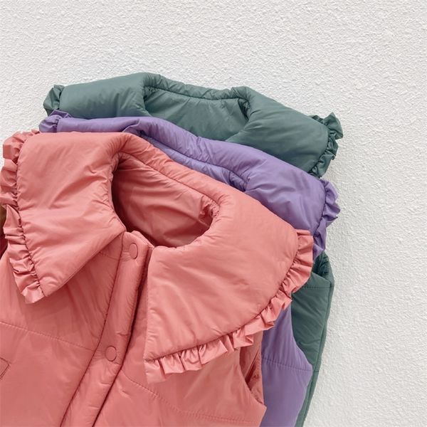 waistcoat autumn winter baby girls cotton padded waistcoats ruffles collar solid color korean style toddlers kids sweet vests 220905, Camo
waistcoat autumn winter baby girls cotton padded waistcoats ruffles collar solid color korean style toddlers kids sweet vests 220905, Camo