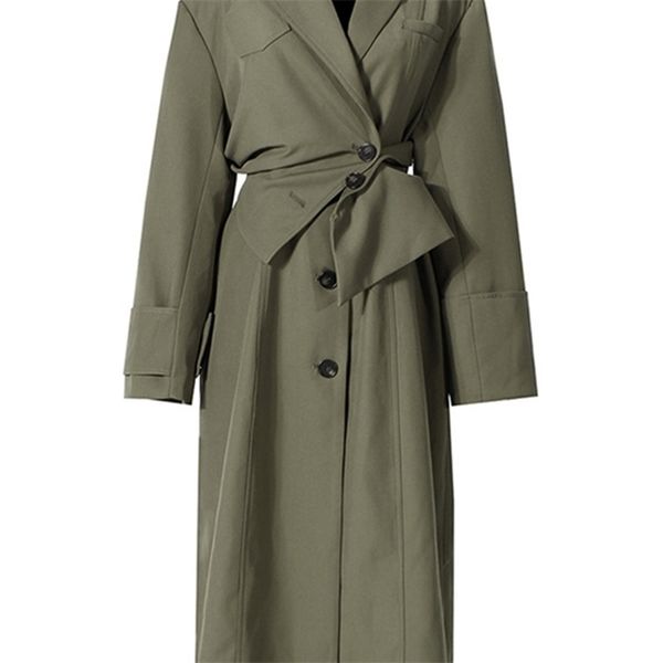 women's trench coats eam women green irregular big size trench lapel long sleeve loose fit windbreaker fashion spring autumn 1de2795 22, Tan;black
women's trench coats eam women green irregular big size trench lapel long sleeve loose fit windbreaker fashion spring autumn 1de2795 22, Tan;black