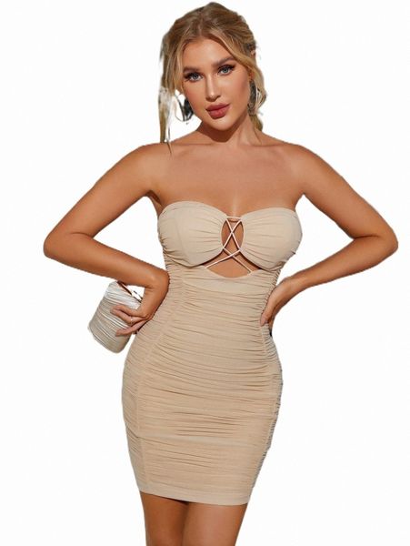 casual dresses parthea crisscross cut out ruched mesh bodycon tube dress f3i9#, Black;gray
casual dresses parthea crisscross cut out ruched mesh bodycon tube dress f3i9#, Black;gray