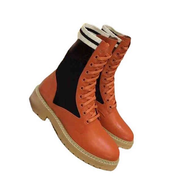 brand boots f home new round head thick bottom color matching lace up elastic wool boots women's, Black
brand boots f home new round head thick bottom color matching lace up elastic wool boots women's, Black