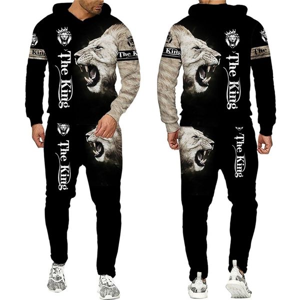 mens tracksuits mens tracksuit cool 3d lion printed hoodies pants suits fashion mens casual pullover sweatshirts set 220906, Gray
mens tracksuits mens tracksuit cool 3d lion printed hoodies pants suits fashion mens casual pullover sweatshirts set 220906, Gray