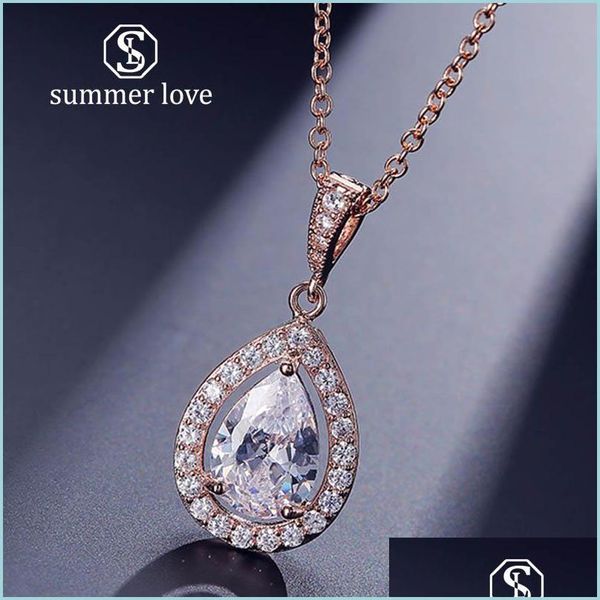 pendant necklaces 2021 arrival sier rose gold plated pendant necklace teardrop cut cubic zirconia jewelry for women c yydhhome dhikg, Silver
pendant necklaces 2021 arrival sier rose gold plated pendant necklace teardrop cut cubic zirconia jewelry for women c yydhhome dhikg, Silver
