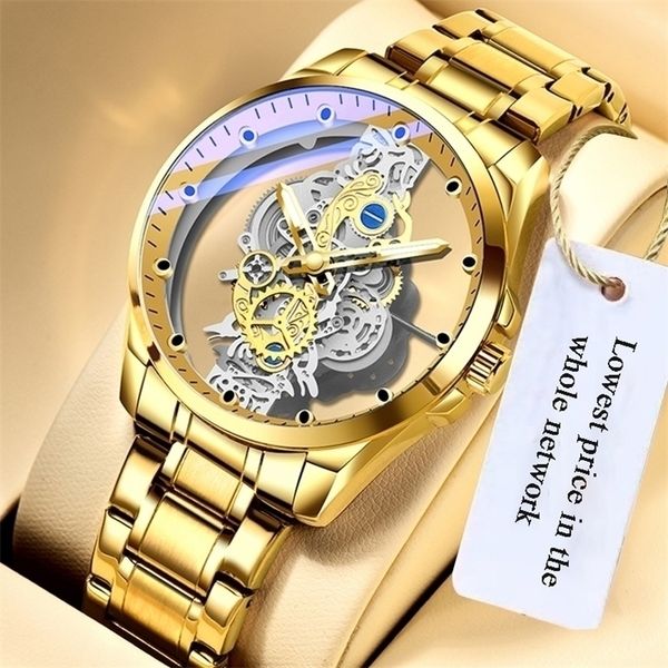 wristwatches men watch skeleton automatic quartz watch gold skeleton vintage man watch mens watches brand luxury 220905, Slivery;brown
wristwatches men watch skeleton automatic quartz watch gold skeleton vintage man watch mens watches brand luxury 220905, Slivery;brown