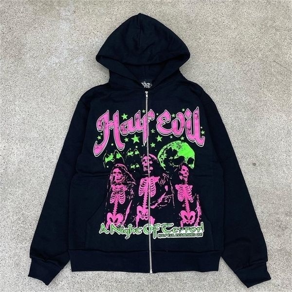 women's hoodies sweatshirts pink skull letter print oversized sweatshirt high street retro clothing hip hop jacket y2k zip hoodie 22090, Black
women's hoodies sweatshirts pink skull letter print oversized sweatshirt high street retro clothing hip hop jacket y2k zip hoodie 22090, Black