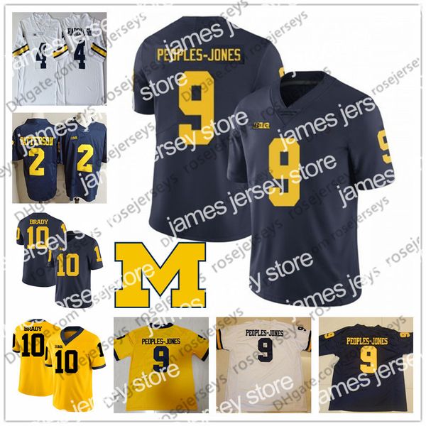american college football wear 2019 michigan wolverines #9 donovan peoples-jones 4 nico collins 8 ronnie bell 13 tru wilson 42 ben mason whi, Black
american college football wear 2019 michigan wolverines #9 donovan peoples-jones 4 nico collins 8 ronnie bell 13 tru wilson 42 ben mason whi, Black