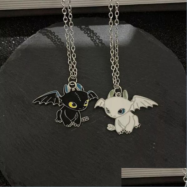 pendant necklaces new fashion cartoon black and white night evil double dragon necklace personality couple pendant simple swe bdehome dhy8j, Silver
pendant necklaces new fashion cartoon black and white night evil double dragon necklace personality couple pendant simple swe bdehome dhy8j, Silver