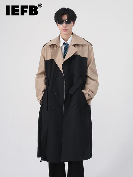 men's trench coats iefb men's long coat autumn korean fashion splicing color contrast windbreaker longsleeve casual male trench 9a, Tan;black
men's trench coats iefb men's long coat autumn korean fashion splicing color contrast windbreaker longsleeve casual male trench 9a, Tan;black