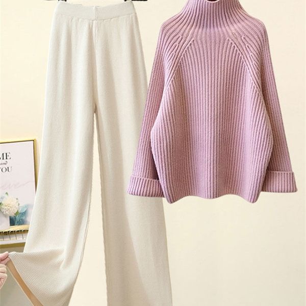 womens two piece pants women knitted two piece outfits fall winter warm turtleneck knitted sweater and wide leg pants sets women casual trac, White
womens two piece pants women knitted two piece outfits fall winter warm turtleneck knitted sweater and wide leg pants sets women casual trac, White