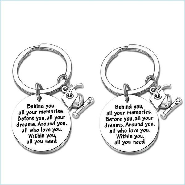 key rings 2021 30mm creative key ring graduation season gift doctor hat pendant keychain "behind you all your memories" jew vipjew, Slivery;golden
key rings 2021 30mm creative key ring graduation season gift doctor hat pendant keychain "behind you all your memories" jew vipjew, Slivery;golden