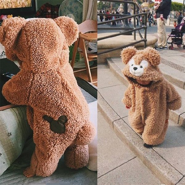 rompers baby girl clothes 2 color cute plush bear baby romper comfortable keep warm hooded zipper boys romper 1-4 year kids clothes 220905, Blue
rompers baby girl clothes 2 color cute plush bear baby romper comfortable keep warm hooded zipper boys romper 1-4 year kids clothes 220905, Blue