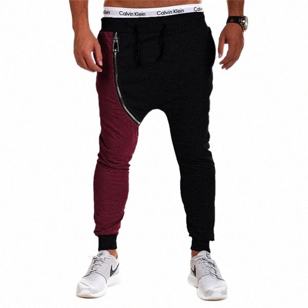 men's pants men's pants zusigel casual sport slim men autumn winter diagonal zipper trousers color patchwork harem f6yu#, Black
men's pants men's pants zusigel casual sport slim men autumn winter diagonal zipper trousers color patchwork harem f6yu#, Black