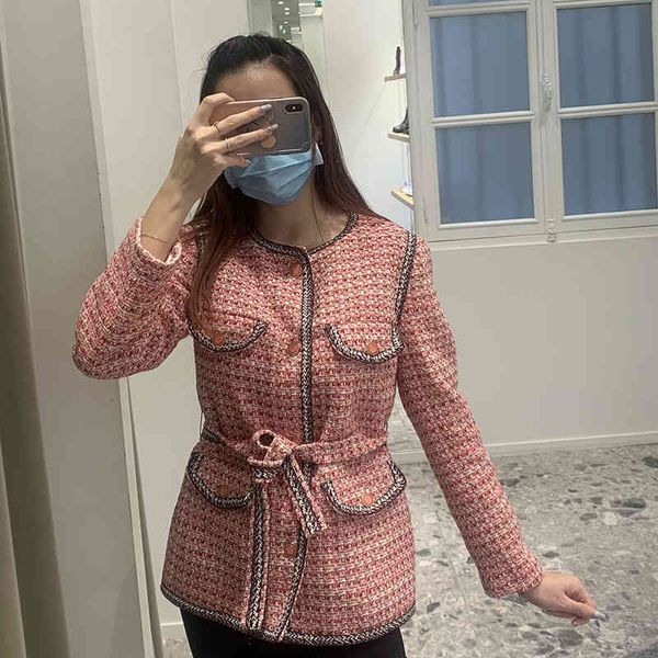 women's jackets fadan spring and summer small fragrance coarse tweed lace up round neck bubble sleeve temperament red coat, Black;brown
women's jackets fadan spring and summer small fragrance coarse tweed lace up round neck bubble sleeve temperament red coat, Black;brown