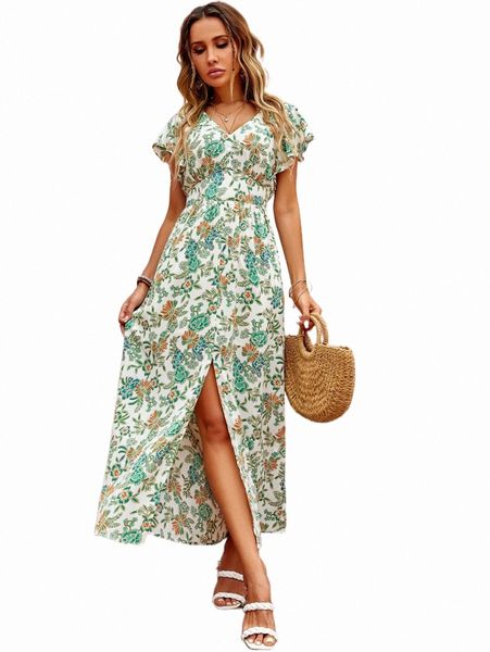 casual dresses allover floral print butterfly sleeve split thigh dress z4ii#, Black;gray
casual dresses allover floral print butterfly sleeve split thigh dress z4ii#, Black;gray