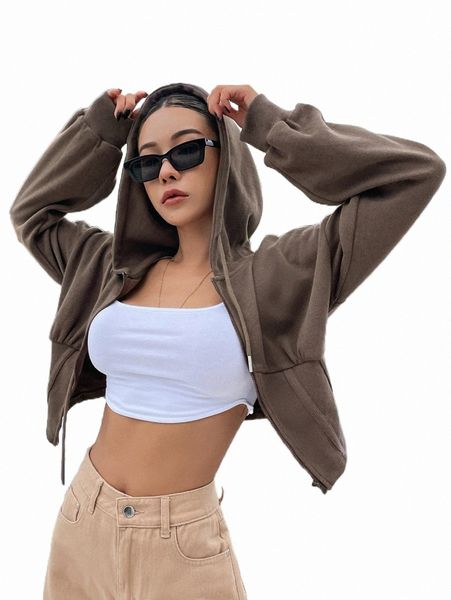 women's hoodies & sweatshirts dazy zip up drop shoulder drawstring thermal hoodie b3jn#, Black
women's hoodies & sweatshirts dazy zip up drop shoulder drawstring thermal hoodie b3jn#, Black