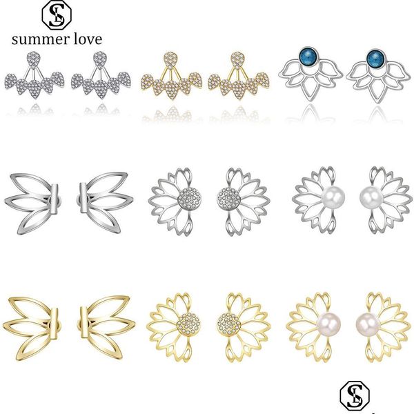 stud turquoise pearl lotus teardrop stud earring for women unique designer detachable elegant sier plating jewelry drop deli vipjewel dhvol, Golden;silver
stud turquoise pearl lotus teardrop stud earring for women unique designer detachable elegant sier plating jewelry drop deli vipjewel dhvol, Golden;silver
