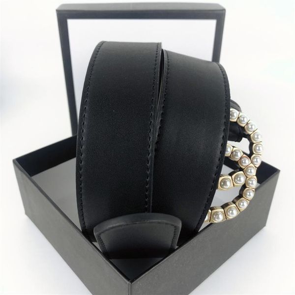 fashion womens men designers belts leather black bronze buckle classic casual pearl belt width 3 8cm with box192h, Black;brown
fashion womens men designers belts leather black bronze buckle classic casual pearl belt width 3 8cm with box192h, Black;brown