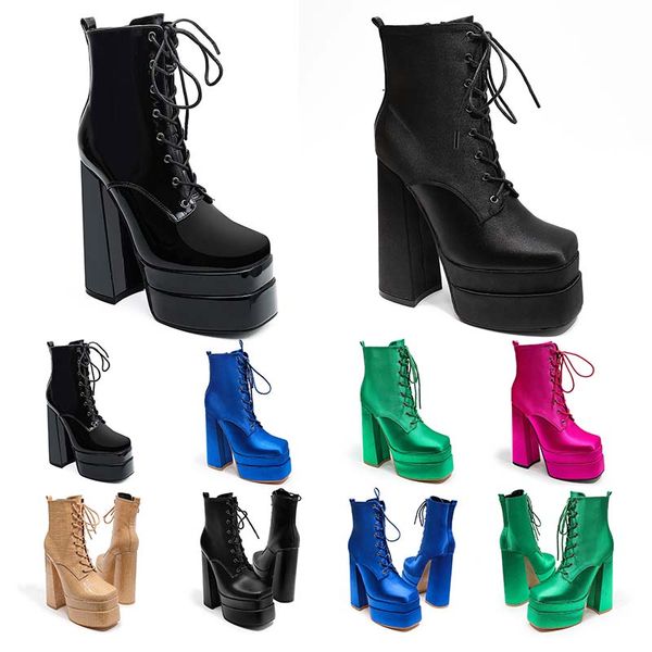 2023 fashion womens boots booties 15cm chunky heel ankle half winter round toes platform black green pink bule weddin party sneakers shoes
2023 fashion womens boots booties 15cm chunky heel ankle half winter round toes platform black green pink bule weddin party sneakers shoes