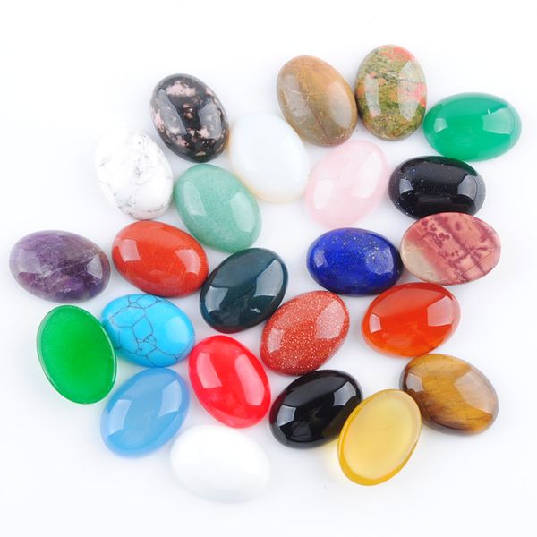 19 colors natural gemstones oval 13x18mm cabochon no hole cab loose beads for diy jewelry making earrings bracelets necklace accessories bu3, Black
19 colors natural gemstones oval 13x18mm cabochon no hole cab loose beads for diy jewelry making earrings bracelets necklace accessories bu3, Black