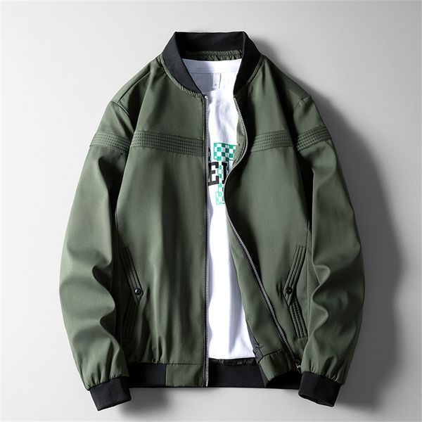 mens jackets solid color bomber spring autumn baseball brand zipper versatile 220906, Black;brown
mens jackets solid color bomber spring autumn baseball brand zipper versatile 220906, Black;brown