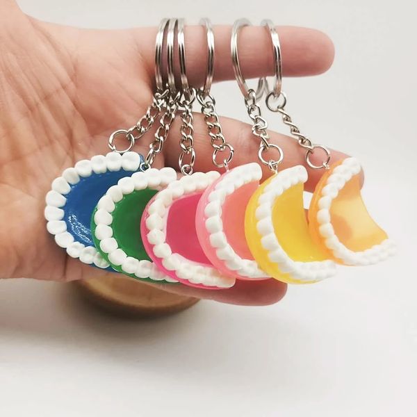 1pcs designer keychain creative simulation tooth denture car key chain resin small pendant doctor nurse fashion key ring, Silver
1pcs designer keychain creative simulation tooth denture car key chain resin small pendant doctor nurse fashion key ring, Silver