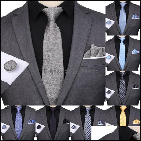 neck tie set classic mens sets 51 design 100% silk neck ties hanky cufflink 8cm plaid striped men formal business wedding yydhhome dhtlz, Black;blue
neck tie set classic mens sets 51 design 100% silk neck ties hanky cufflink 8cm plaid striped men formal business wedding yydhhome dhtlz, Black;blue