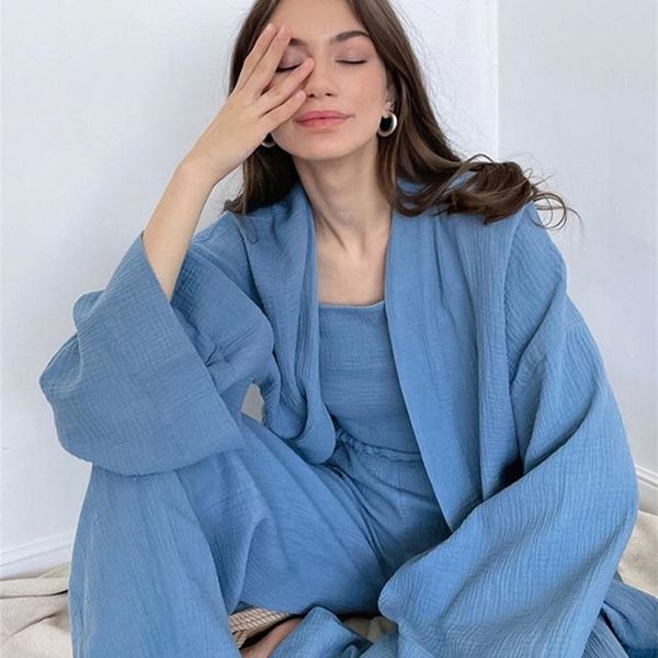 womens two piece pants casual solid cotton cardigan 3 piece set women long sleeve lace up pants suits autumn ladies pajama with belts outfi, White
womens two piece pants casual solid cotton cardigan 3 piece set women long sleeve lace up pants suits autumn ladies pajama with belts outfi, White