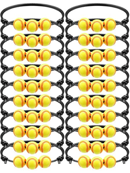 charm bracelets softball wristbands yellow beads adjustable inspirational sport ball bracelet for teens adts birthday party luckyhat am0ar, Golden;silver
charm bracelets softball wristbands yellow beads adjustable inspirational sport ball bracelet for teens adts birthday party luckyhat am0ar, Golden;silver