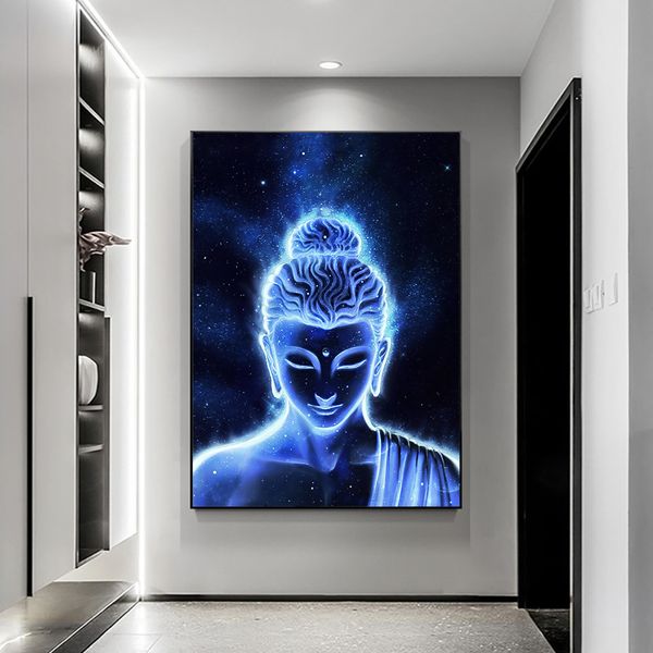 canvas painting abstract blue buddha modern nordic posters and prints wall art pictures for living room home decoration
canvas painting abstract blue buddha modern nordic posters and prints wall art pictures for living room home decoration