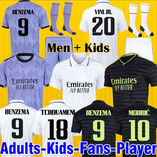 real madrids benzema finals soccer jersey football shirt camavinga alaba modric valverde camiseta men kids vini jr tchouameni purple jerseys, Black;yellow
real madrids benzema finals soccer jersey football shirt camavinga alaba modric valverde camiseta men kids vini jr tchouameni purple jerseys, Black;yellow