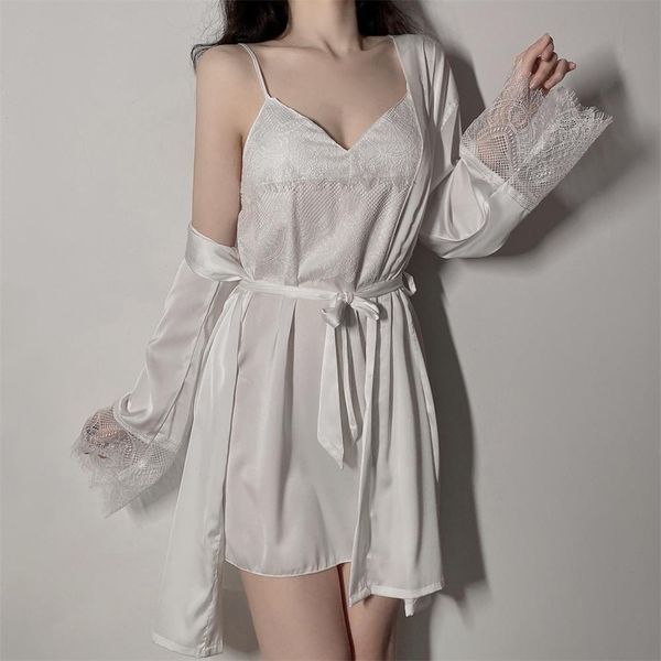 spring summer women sleepwear patchwork lace nightgown set intimate lingerie, Black;red
spring summer women sleepwear patchwork lace nightgown set intimate lingerie, Black;red