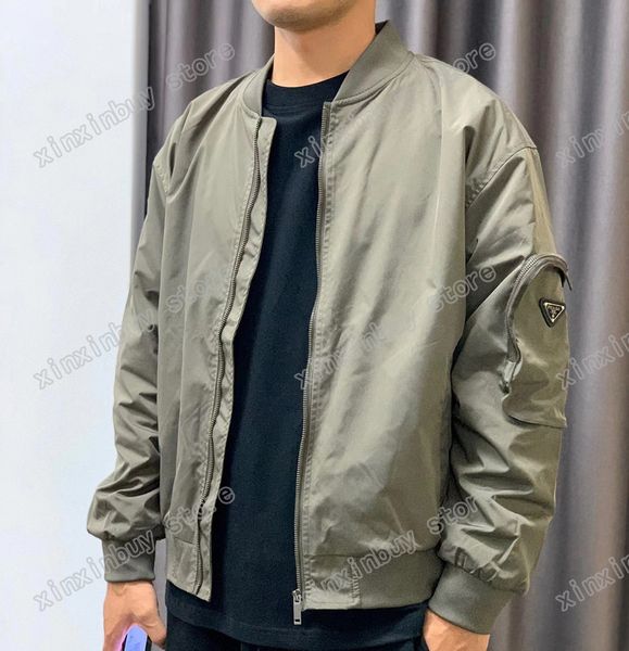 xinxinbuy men designer coats flight jacket metal triangle label letter women black yellow gray green m-2xl, Black;brown
xinxinbuy men designer coats flight jacket metal triangle label letter women black yellow gray green m-2xl, Black;brown