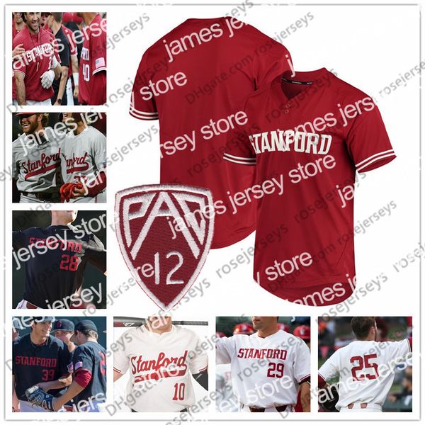 college baseball wears custom stanford cardinal 2019 baseball any name number white red gray black 29 brandon wulff 25 andrew daschbach men
college baseball wears custom stanford cardinal 2019 baseball any name number white red gray black 29 brandon wulff 25 andrew daschbach men