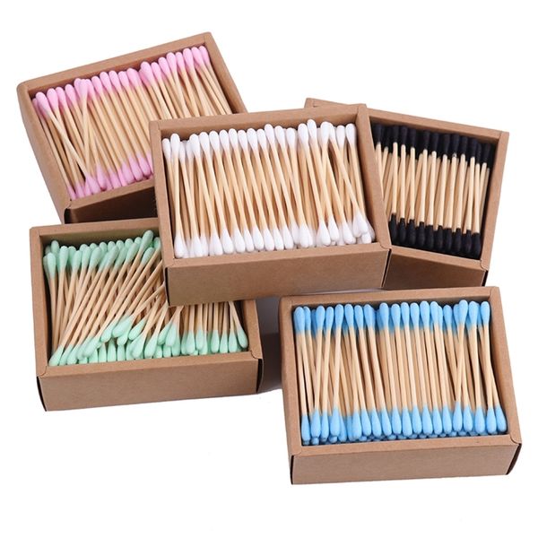 cotton swabs 200pcs box double head bamboo sticks disposable buds for beauty makeup nose ears cleaning 220906
cotton swabs 200pcs box double head bamboo sticks disposable buds for beauty makeup nose ears cleaning 220906