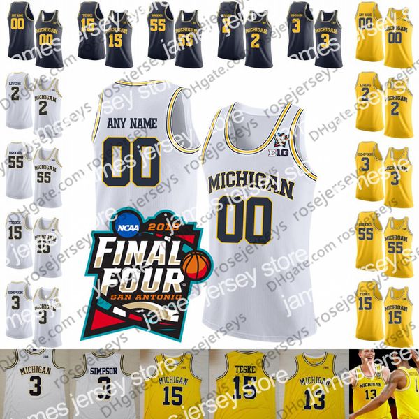 college basketball wears michigan wolverines #14 rico ozuna-harrison 22 cole bajema 24 cj baird 32 luke wilson 44 jaron faulds 51 austin dav, Black
college basketball wears michigan wolverines #14 rico ozuna-harrison 22 cole bajema 24 cj baird 32 luke wilson 44 jaron faulds 51 austin dav, Black