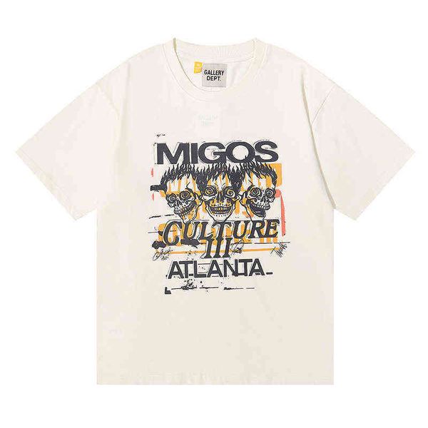 2022 designer tshirts galleryes same limited bronzed letter high street short sleeve, White;black
2022 designer tshirts galleryes same limited bronzed letter high street short sleeve, White;black