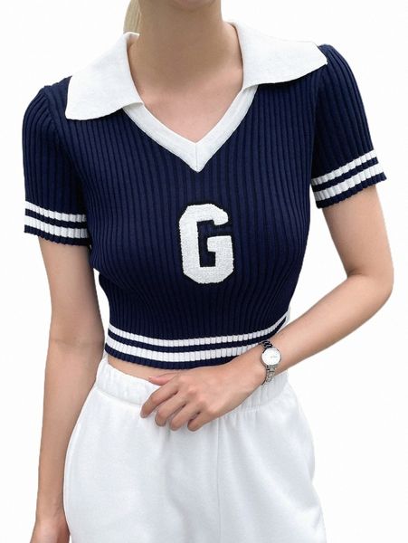 women's sweaters dazy letter pattern striped trim crop knit m4t3#, White;black
women's sweaters dazy letter pattern striped trim crop knit m4t3#, White;black