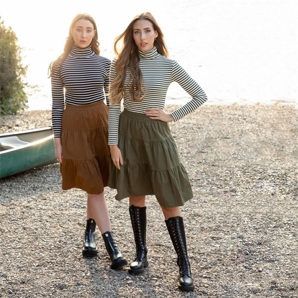 family matching outfits fashion 100% cotton breathable elastic waist layered solid ruffle hem skirt 220905, Blue
family matching outfits fashion 100% cotton breathable elastic waist layered solid ruffle hem skirt 220905, Blue