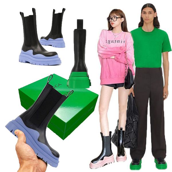 aaa bottega boots men two tone lthr chelsa booties man lug platform chunky boot lady shoes luxury designer black/blue soles women boots 35--
aaa bottega boots men two tone lthr chelsa booties man lug platform chunky boot lady shoes luxury designer black/blue soles women boots 35--