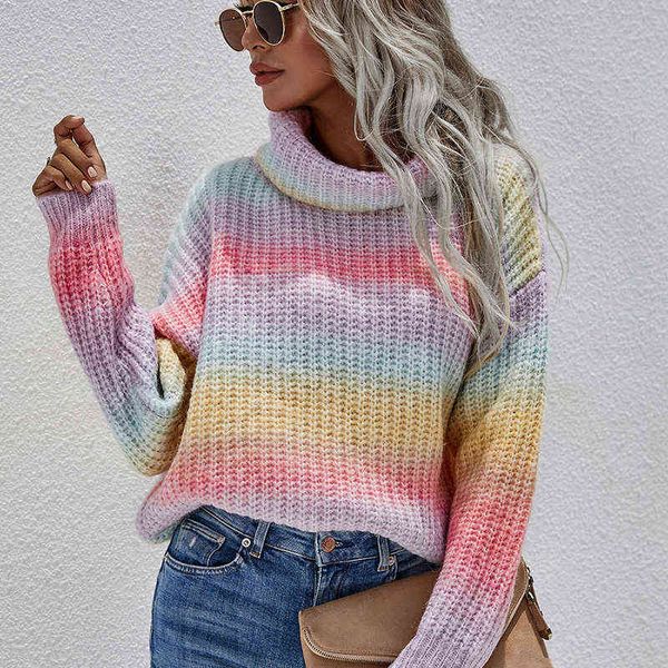 women's sweaters temperament striped loose sweaters women's high neck stitching knitted pullover acrylic long-sleeved sweater autu, White;black
women's sweaters temperament striped loose sweaters women's high neck stitching knitted pullover acrylic long-sleeved sweater autu, White;black
