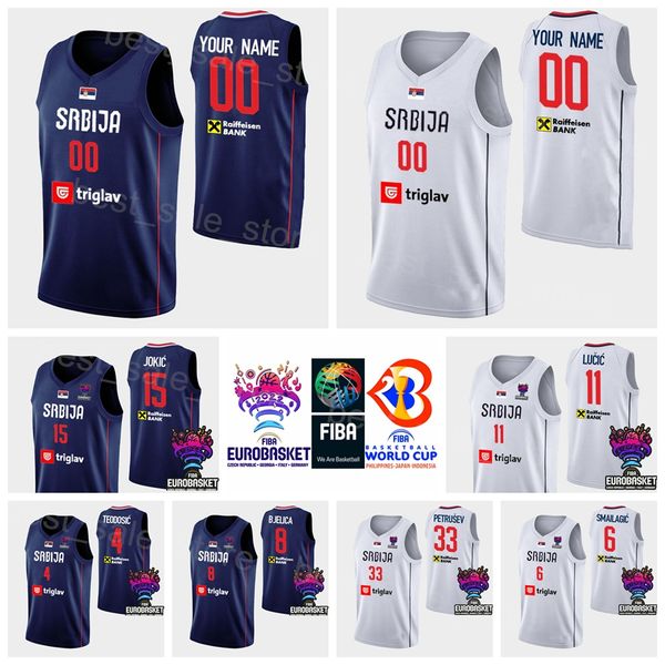 print 2022 eurobasket serbia basketball vladimir lucic jersey nemanja bjelica alen smailagic filip petrusev marko jagodic-kuridza dejan davi, Black
print 2022 eurobasket serbia basketball vladimir lucic jersey nemanja bjelica alen smailagic filip petrusev marko jagodic-kuridza dejan davi, Black