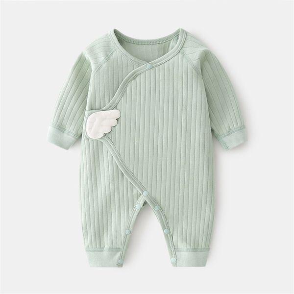 rompers lawadka 06m spring autumn born baby girl boy romper cotton solid soft infant jumpsuit with wing casual clothes for girls boy 220905, Blue
rompers lawadka 06m spring autumn born baby girl boy romper cotton solid soft infant jumpsuit with wing casual clothes for girls boy 220905, Blue