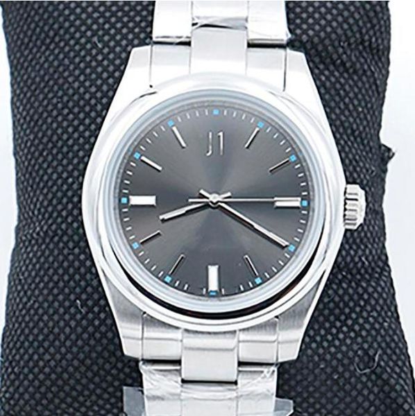 new nice automatic watch 2813 movement 40mm smooth bezel watch watches stainless steel blue lume dark rhodium dial 114300 mens wristwatches, Slivery;brown
new nice automatic watch 2813 movement 40mm smooth bezel watch watches stainless steel blue lume dark rhodium dial 114300 mens wristwatches, Slivery;brown
