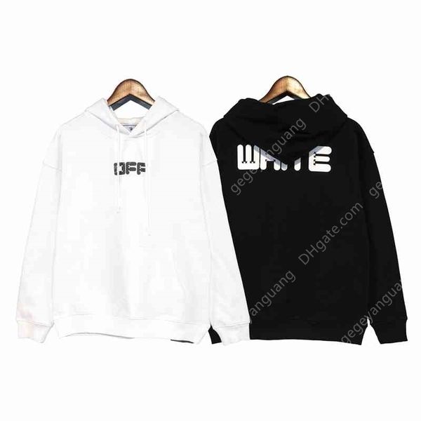 autumn and winter creative three-dimensional letter printed hoodie for men women, Black 
autumn and winter creative three-dimensional letter printed hoodie for men women, Black