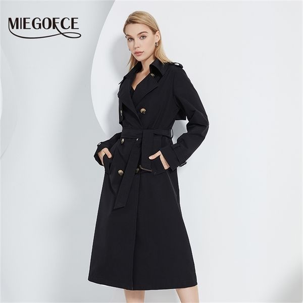 women's trench coats miegofce spring autumn british style long windbreaker lady solid color belted women coat casual parka f22501 22090, Tan;black
women's trench coats miegofce spring autumn british style long windbreaker lady solid color belted women coat casual parka f22501 22090, Tan;black