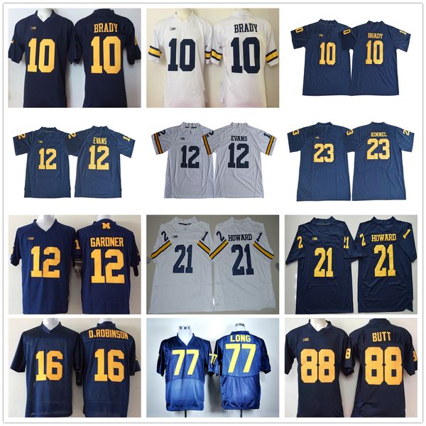 ncaa michigan wolverines college football jerseys 10 tom brady 12 devin gardner 12 chris evans 16 denard robinson 21 desmond howard 23 tyree, Black
ncaa michigan wolverines college football jerseys 10 tom brady 12 devin gardner 12 chris evans 16 denard robinson 21 desmond howard 23 tyree, Black