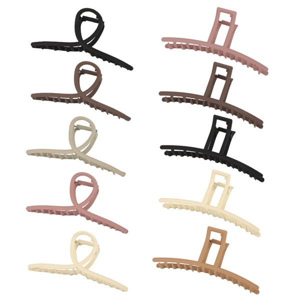 women plastic large cross t word hair clamps clips solid color hollow out hair claw length 13.5 cm scrunchies hairpins female headdress pony, Slivery;golden
women plastic large cross t word hair clamps clips solid color hollow out hair claw length 13.5 cm scrunchies hairpins female headdress pony, Slivery;golden