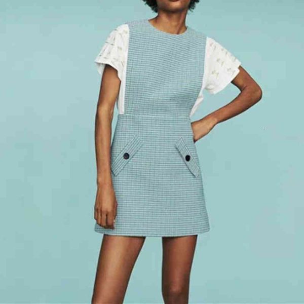 casual dresses fadan spring summer tweed sleeveless dress slim plaid strap skirt, Black;gray
casual dresses fadan spring summer tweed sleeveless dress slim plaid strap skirt, Black;gray