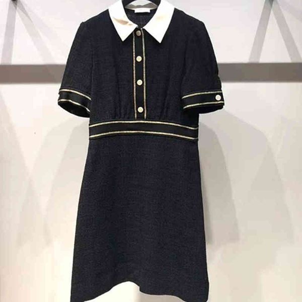 casual dresses fadan autumn winter lapel tweed single row metal button short skirt dress, Black;gray
casual dresses fadan autumn winter lapel tweed single row metal button short skirt dress, Black;gray