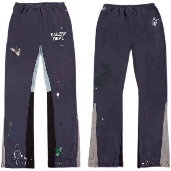 pants mens gallerydept hand-painted speckle stitched drawstring casual pants, Black
pants mens gallerydept hand-painted speckle stitched drawstring casual pants, Black